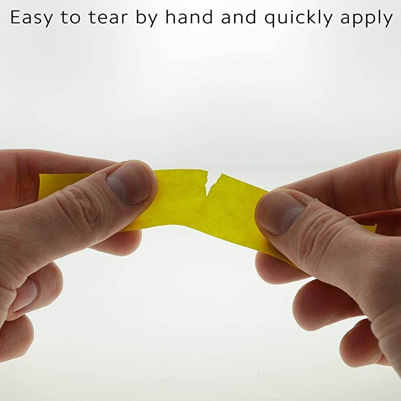 1 Inch Clean Remove ColorCode Tape 500 Inch Roll Yellow