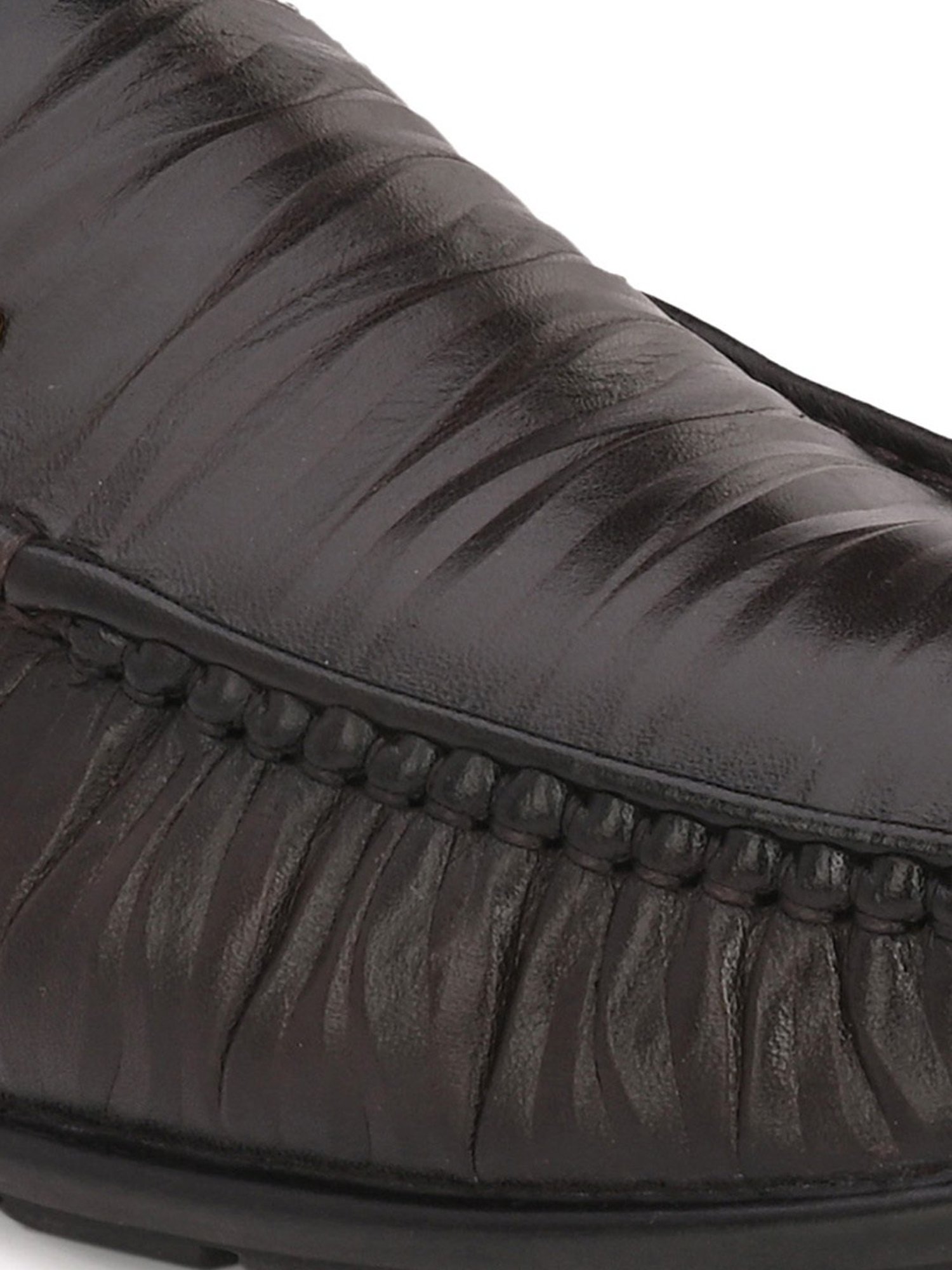 Hitz Men's Brown Casual Loafers