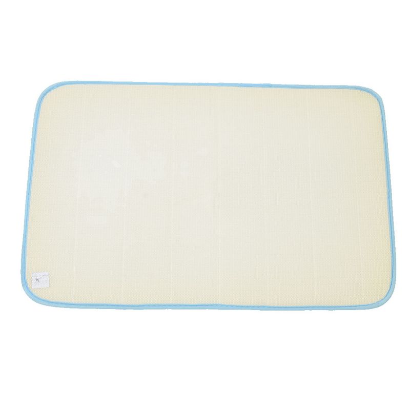 1'11"x1'2" Rectangle Indoor and Outdoor Floor Mat Blue - PiccoCasa