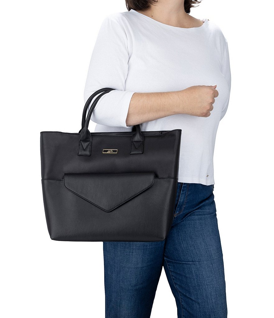 Ju-Ju-Be Eco Leather Zip Top Tote Bag