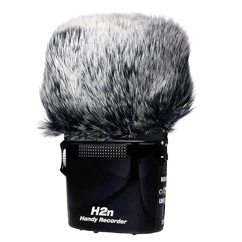 Windscreen Muff for Zoom H2n/H4n Handy Recorders, Zoom Mic Dead Cat Fur Windscreen Wind Screen for H2n H4n by
