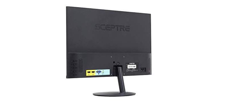 Sceptre 24" 75Hz Full HD 1080P LED Monitor HDMI VGA Build In Speakers, Brushed Black 2019 (E248W-19203RS)
