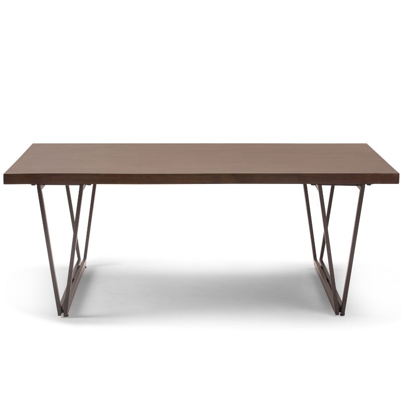 50" Travis Solid Wood Coffee Table Natural Aged Brown - WyndenHall
