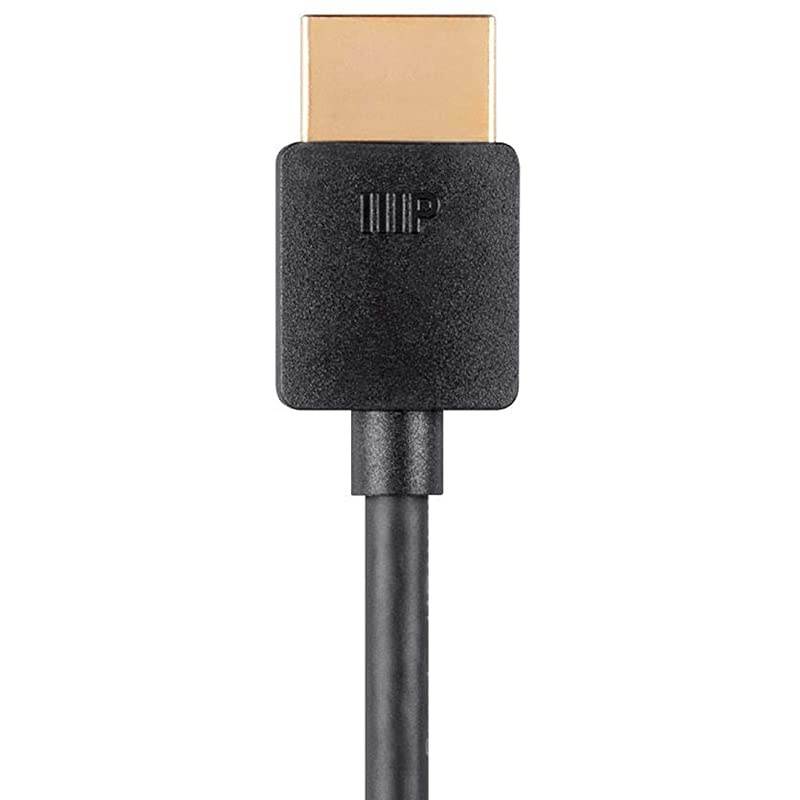 Certified Premium HDMI Cable - 3 Feet - Black (3 Pack) 4K@60Hz HDR 18Gbps 36AWG YUV 4:4:4 - Ultra Slim Series