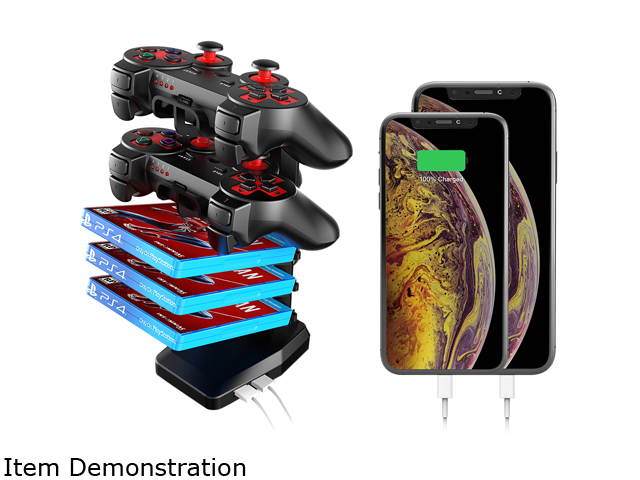 Bossin 44 Inch Ergonomic Gaming Desk, Z-Shaped Office PC Computer Desk with Large Mouse Pad, Gamer Tables Pro with USB Gaming Handle Rack, Stand Cup Holder&Headphone Hook