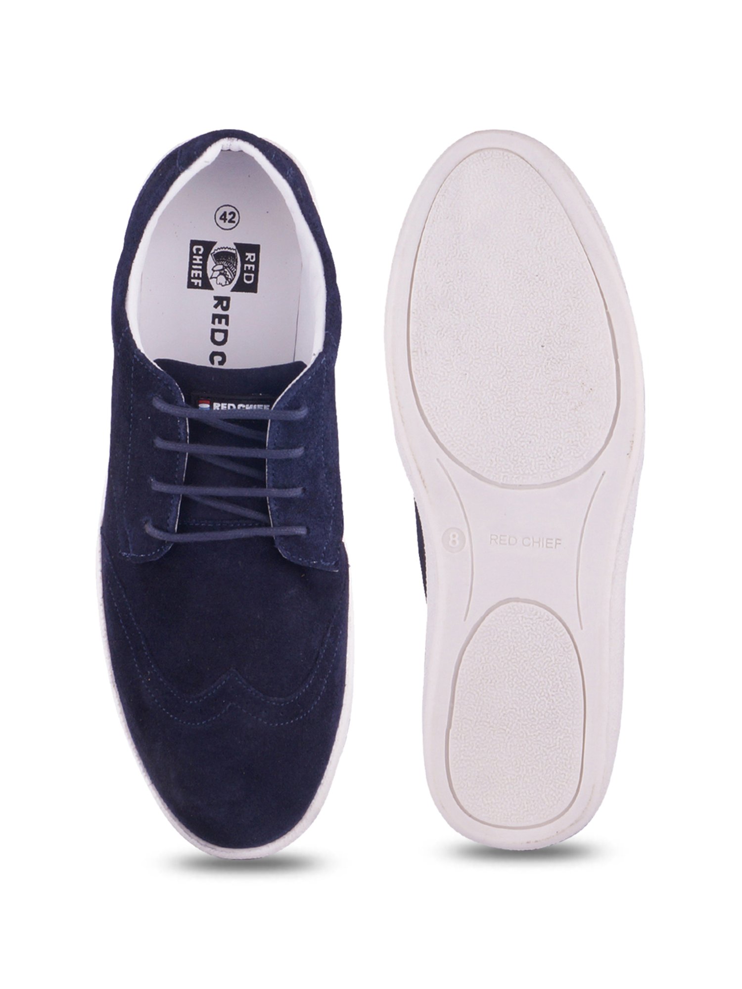 Red Chief Men's Navy Derby Shoes