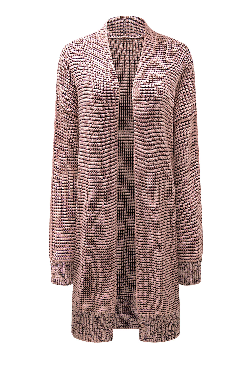 Karen Kane Long Sleeve Asymmetrical Hem Round Neck Sweater