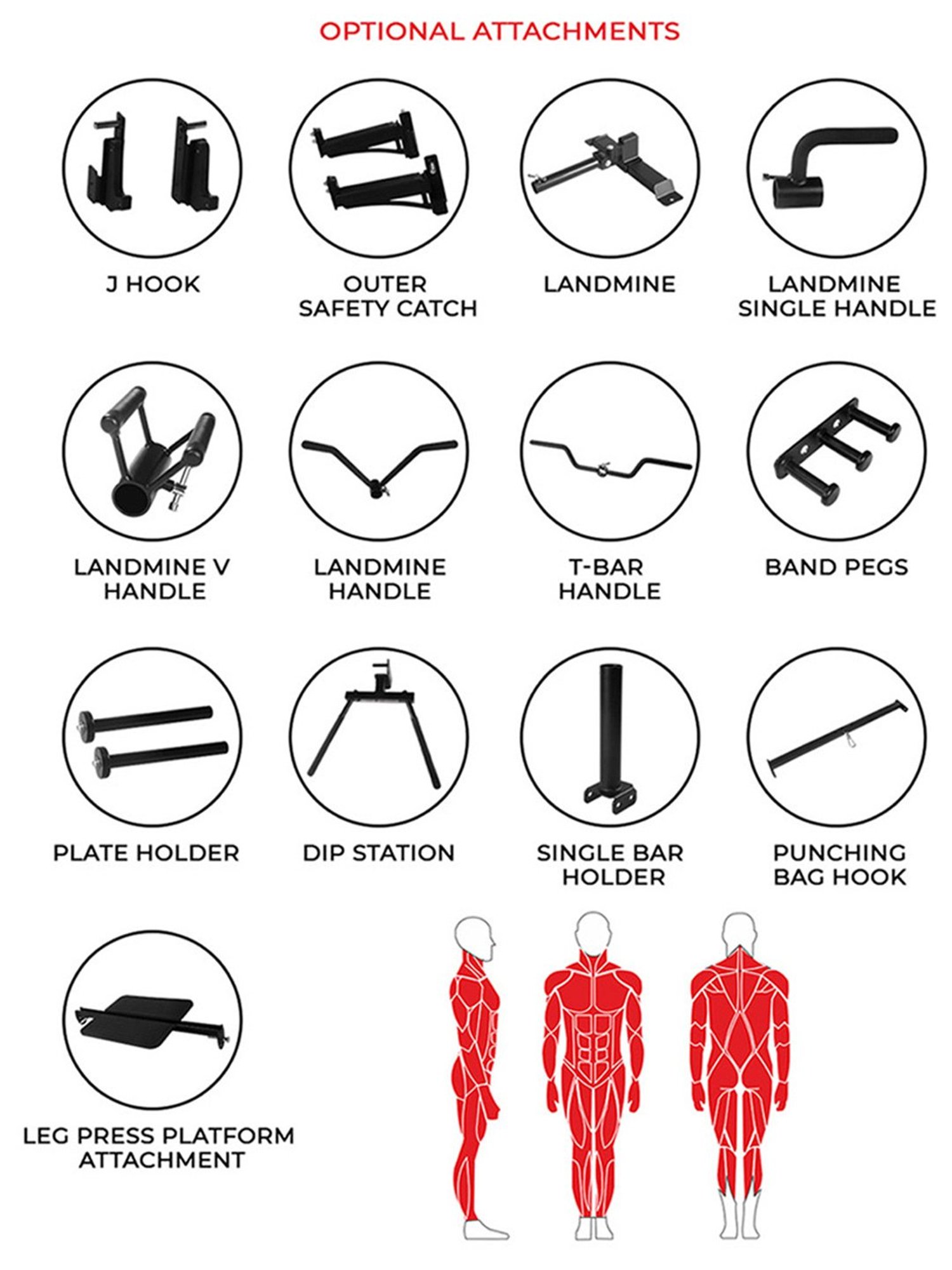 Jerai Fitness JHSPTS Training Station (Black)