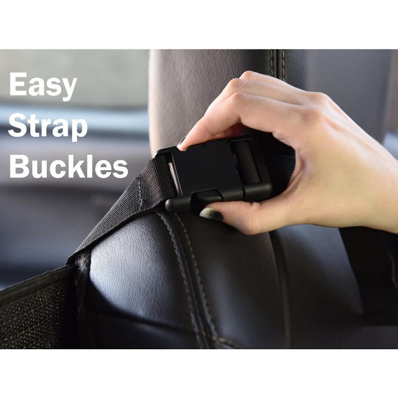 Arf Pets Black Pet Cargo Liner for Cars and SUVs - Waterproof, Non-Slip Backing, Large Universal Fit