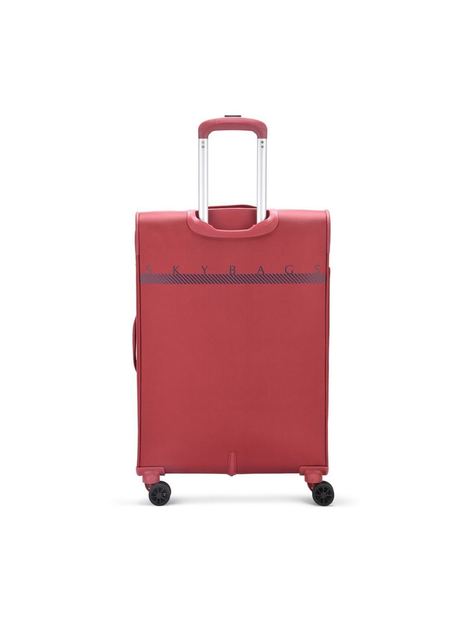 Skybags Airway Pro Red Printed Soft Medium Trolley Bag - 30 cm