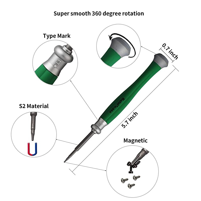 5pcs MacBook Repair Tool Kit Precision P5 Pentalobe Screwdriver T5 Torx and PH000 Phillips Screwdriver with UltraThin Steel and Nylon Spudgers for MacBook Pro amp MacBook Air with Retina Display