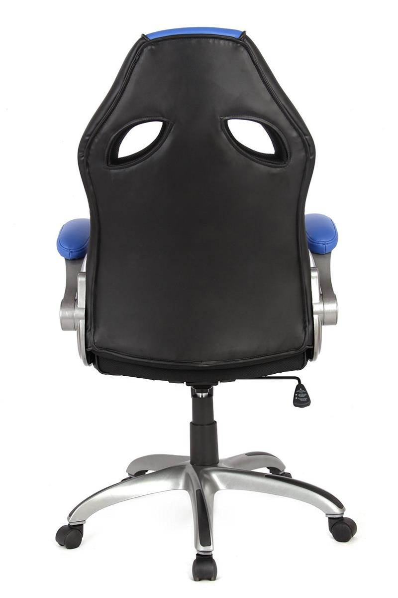 ProHT High-Back Executive Office Desk Chair, Racing Style, Royal Blue/Black, 05164