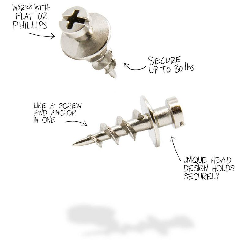 Union & Scale Wall Racks, White, Zinc/Wood UN58026