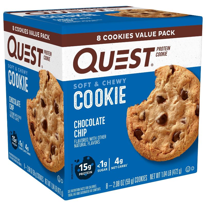 Quest Nutrition Chocolate Chip Cookie - 8ct