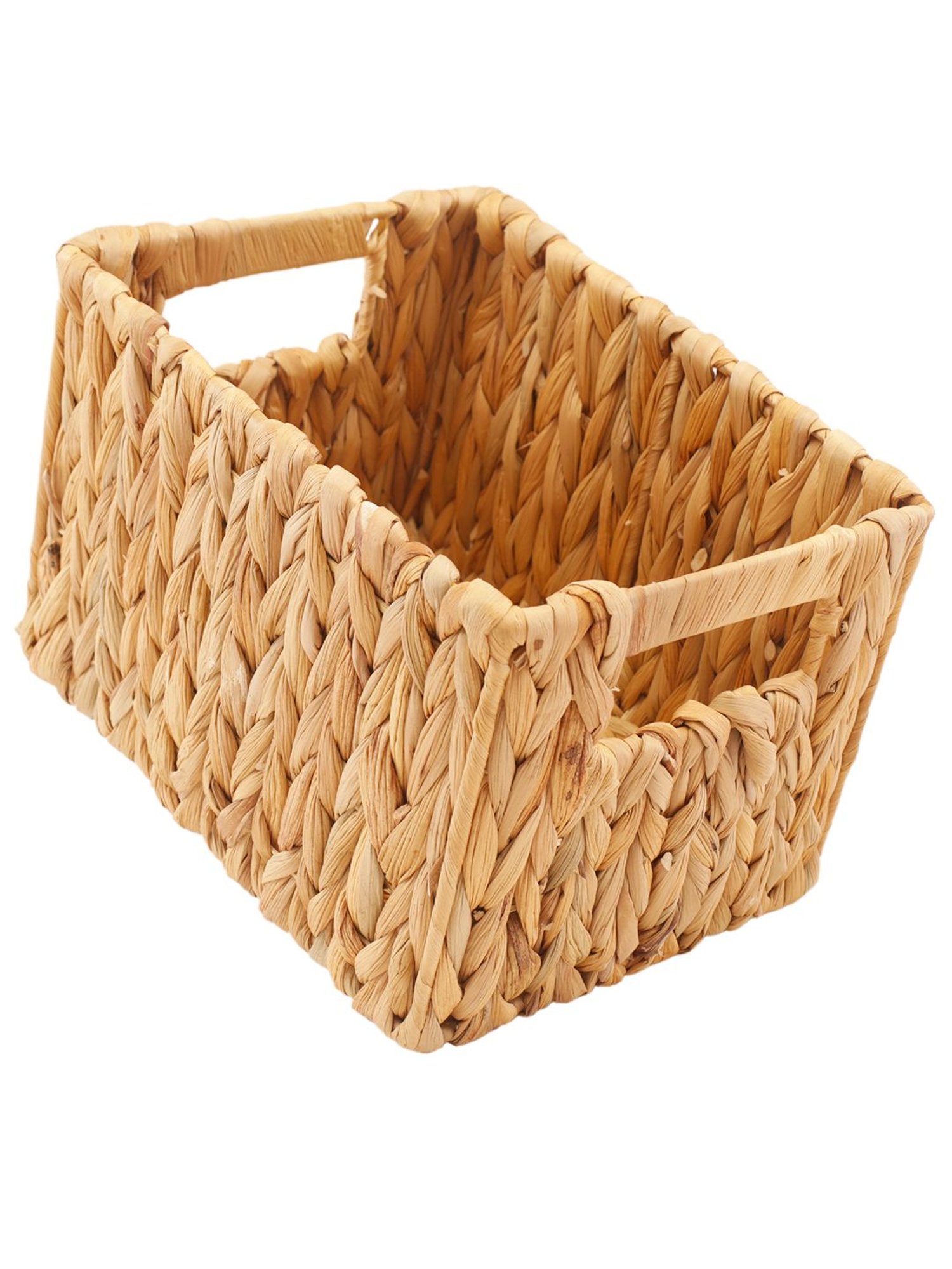 Naturallyours Brown Water Hycinth Medium Storage and Gift Basket