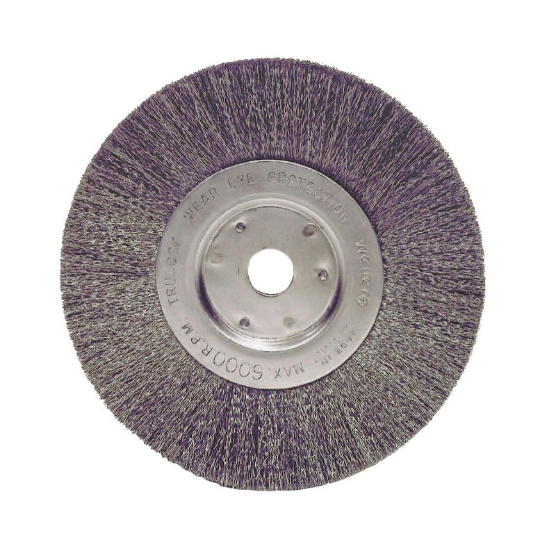 Weiler 1065 Narrow Face 6000 RPM .0118 Steel Crimped 6 in. x 3/4 in. Wire Wheel