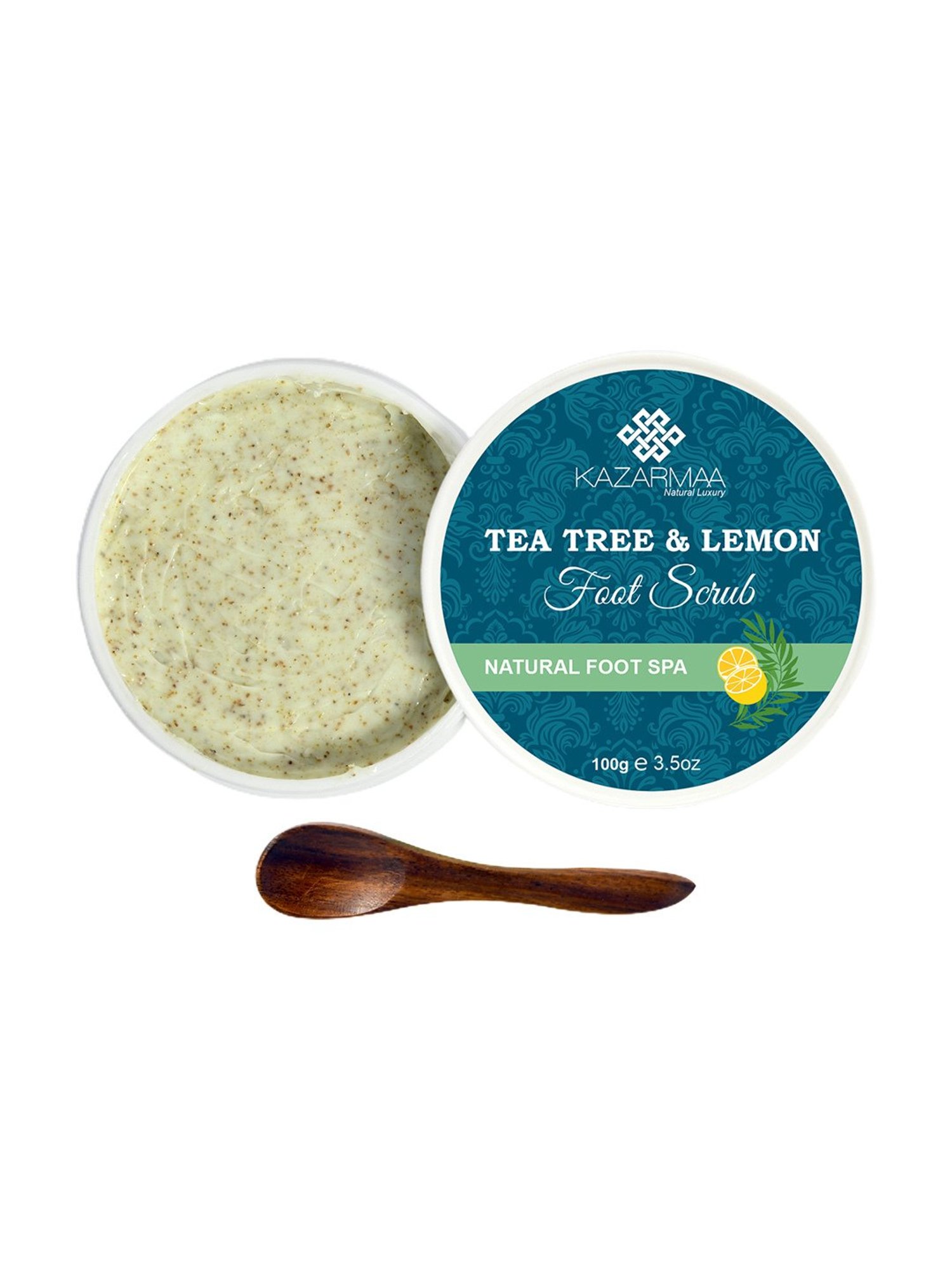 Kazarmaa Tea Tree & Lemon Foot Scrub - 100 gm