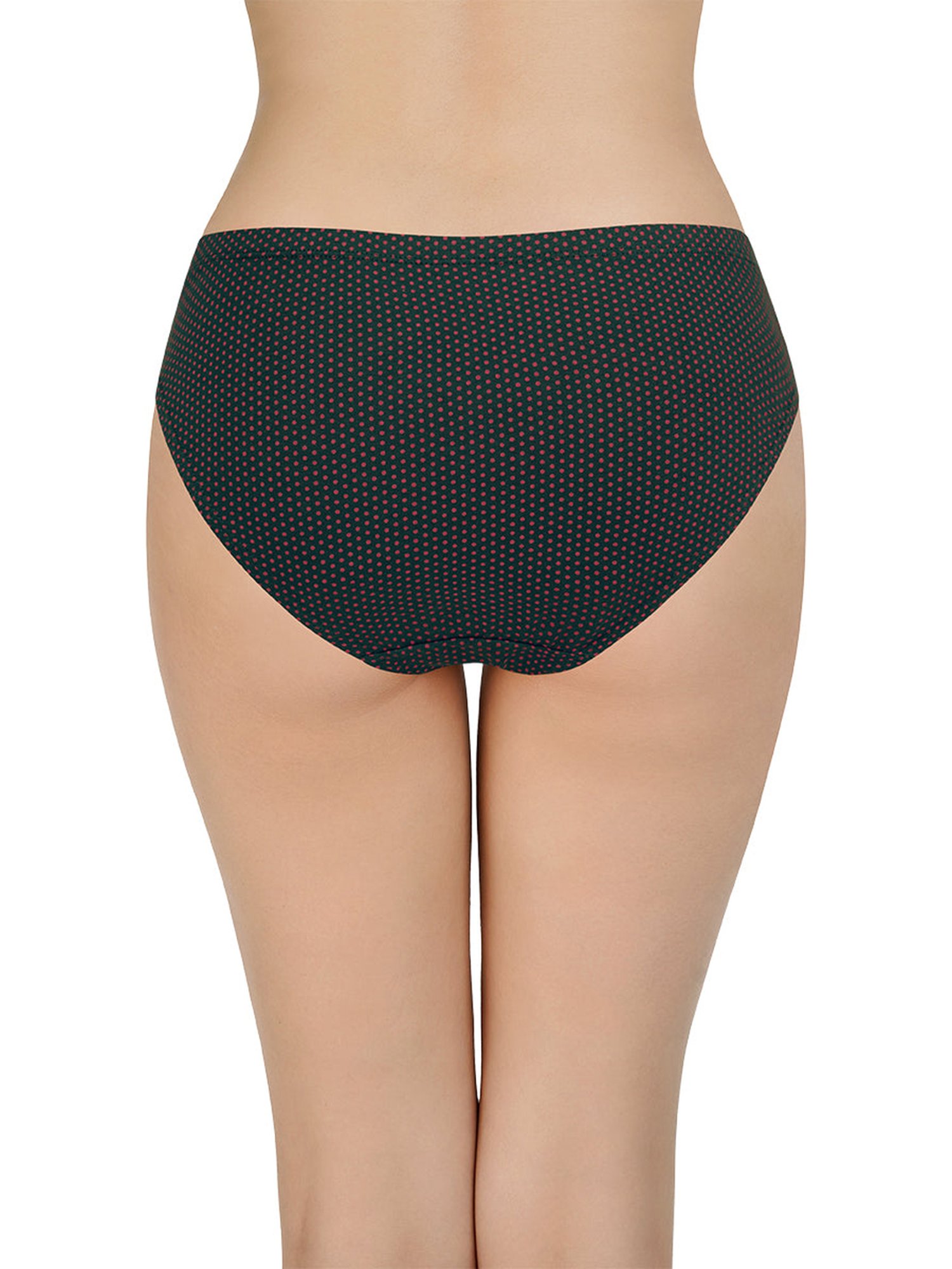 Every De by Amante Purple & Black Cotton Bikini Panties - Pack Of 3