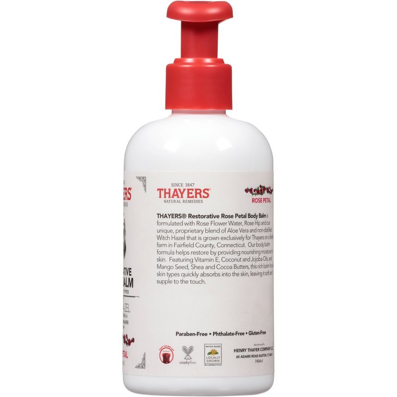 Thayers Natural Remedies Rose Petal Body Balm - 8 fl oz