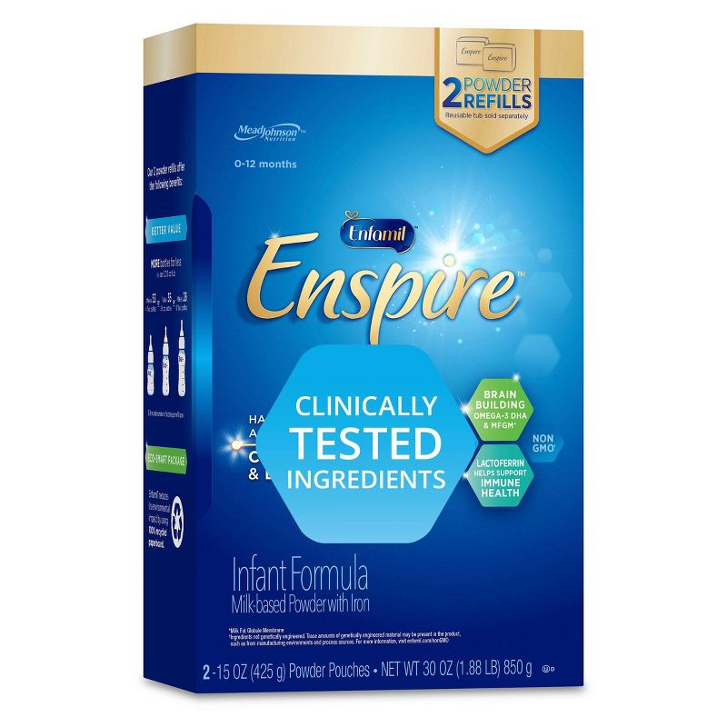 Enfamil 2pk Enspire Infant Formula Powder Refill Box - 30oz