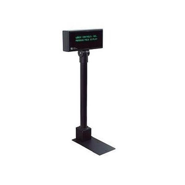 Logic Controls PDX3000 POLE DISPLAY 5mm Standard USB Port-Powered configurable command set - BLACK