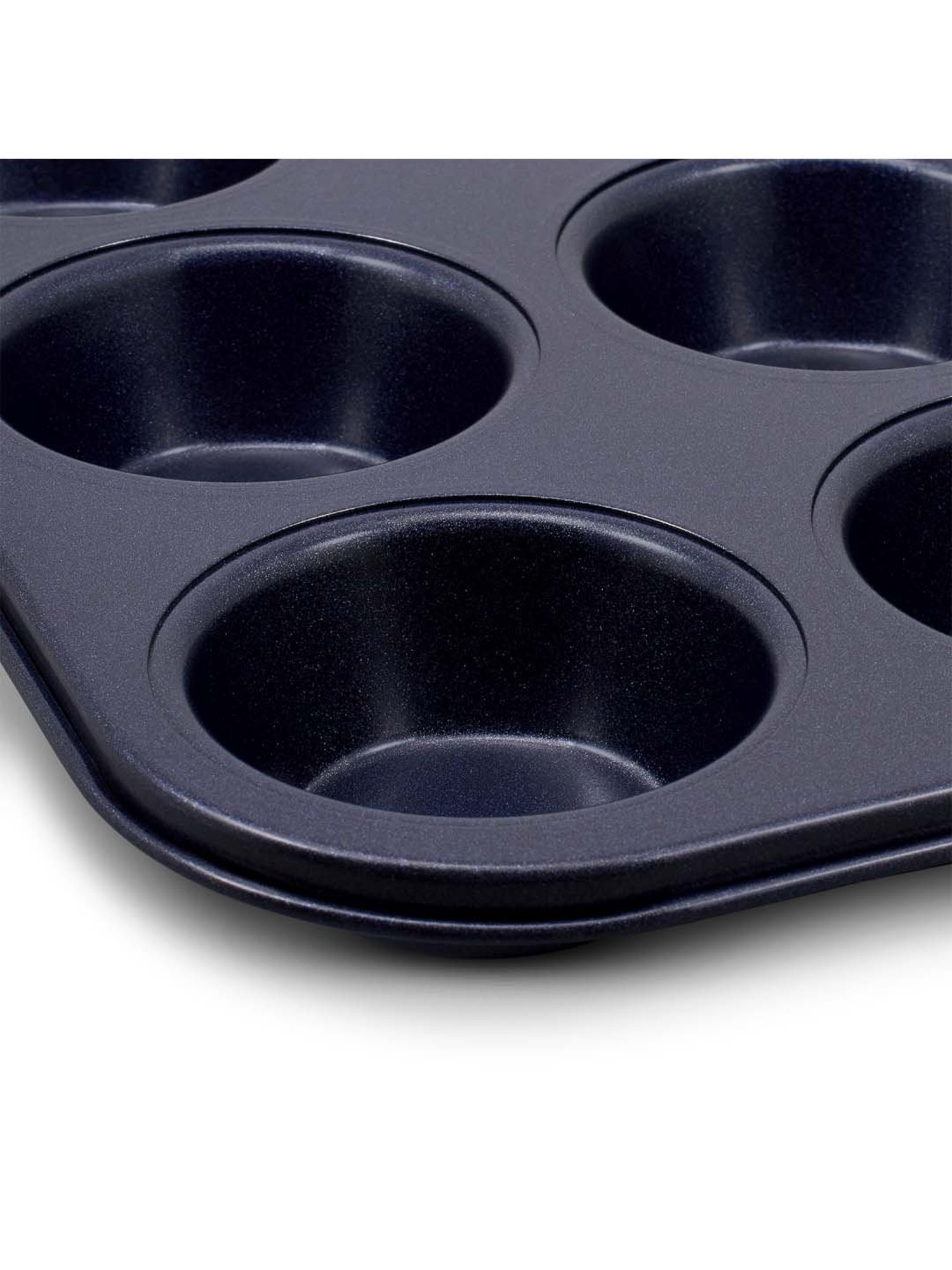 Zyliss Black Carbon Steel 351 cm Non-Stick 12-In-1 Muffin Pan