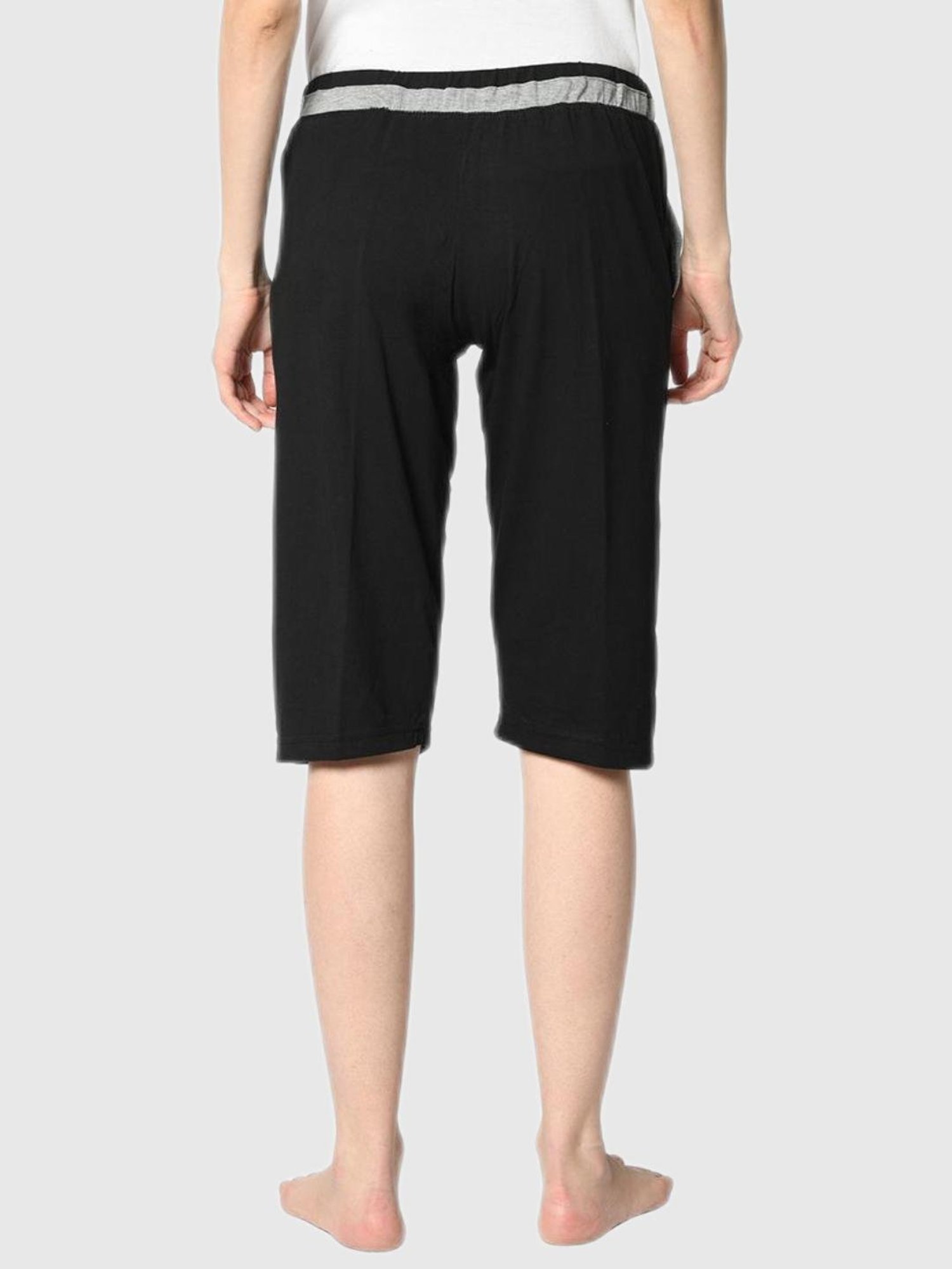 KENDALL + KYLIE Black High Rise Capris
