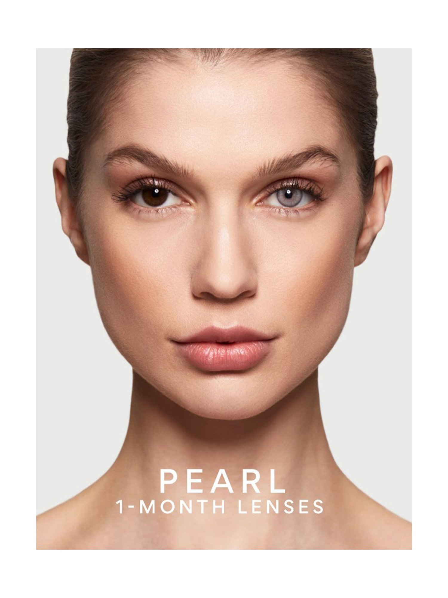 Swati Cosmetics Coloured Contact Lenses - Pearl (1 Month, Power -1.5)