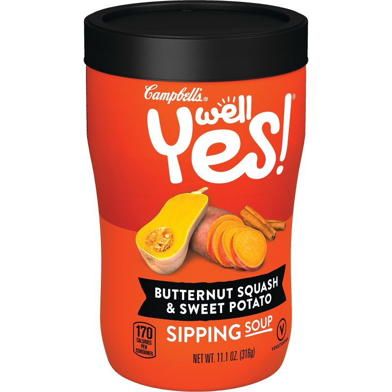 Campbell's Well Yes! Butternut Squash & Sweet Potato Sipping Soup - 11.2oz