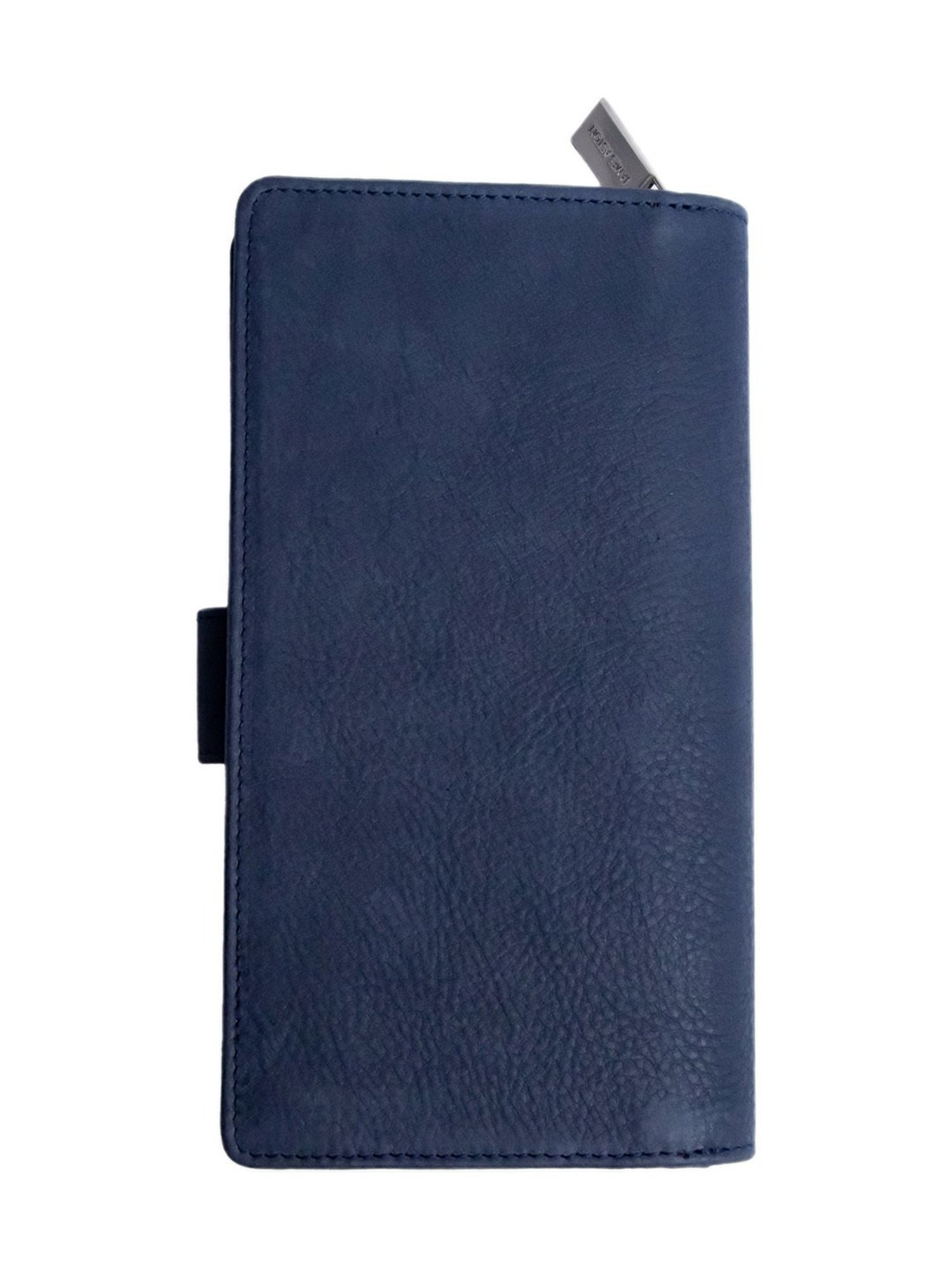 James Aston Sof&iquest;a Navy Blue Leather Clutch