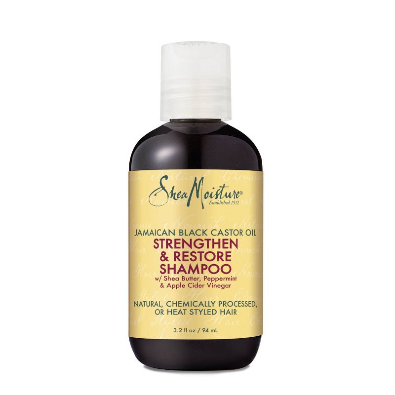 SheaMoisture Jamaican Black Castor Oil Strengthen & Restore Shampoo Travel Size - 3.2 fl oz