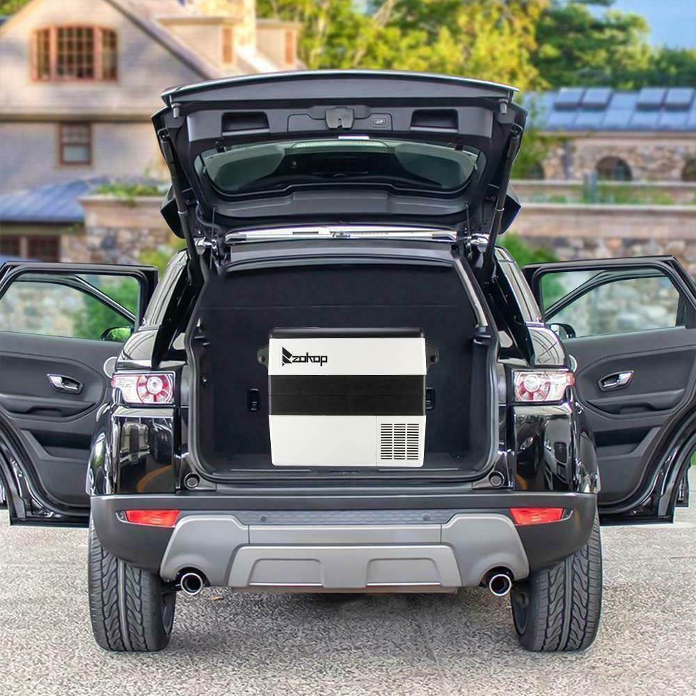 55Qt 52L Portable Car Fridge Freezer 24/12V  Refrigerator Cooler Electric Cool