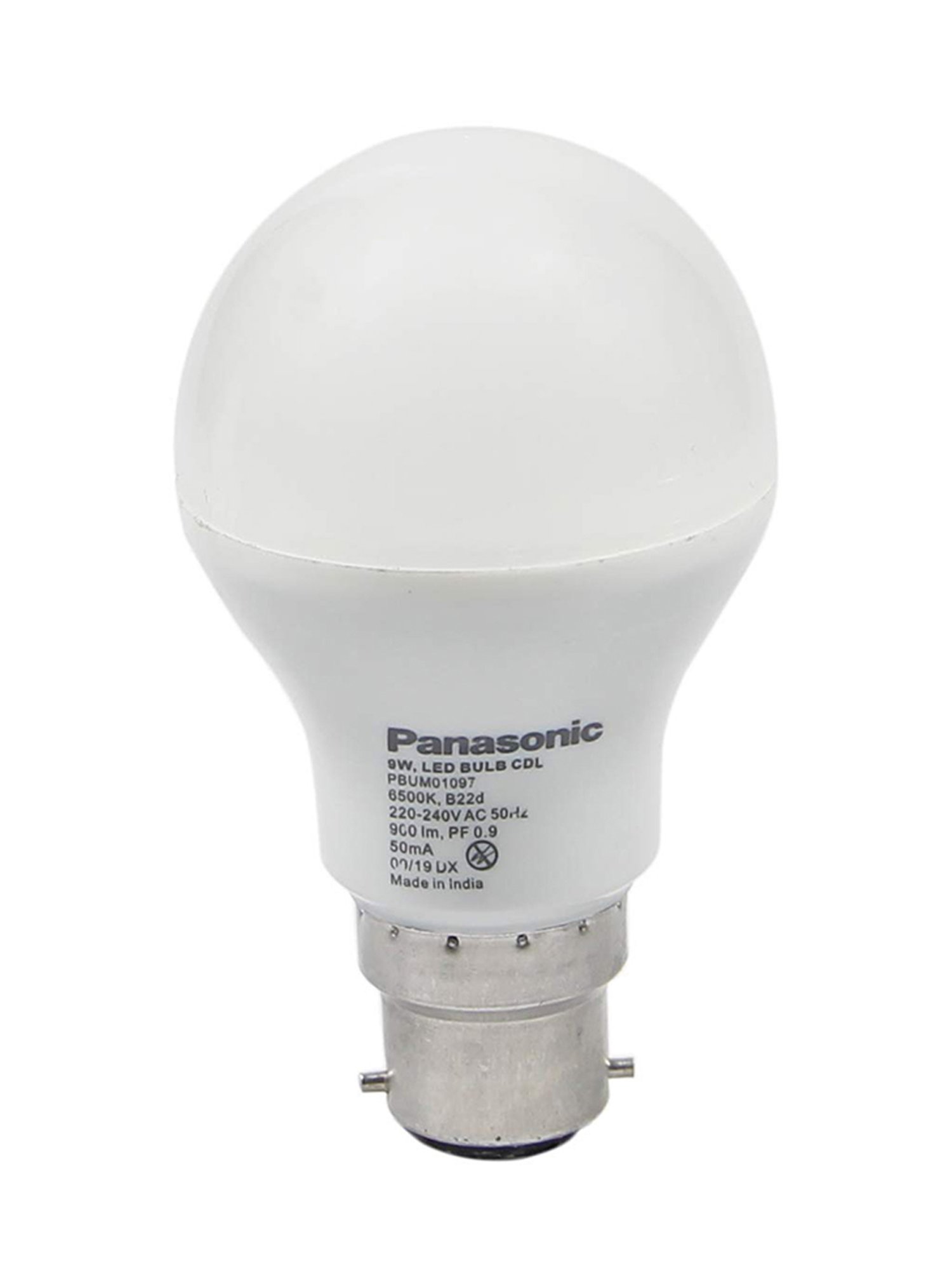Panasonic PBUM01097 B22D 9W LED Bulb - Pack of 8 (White)