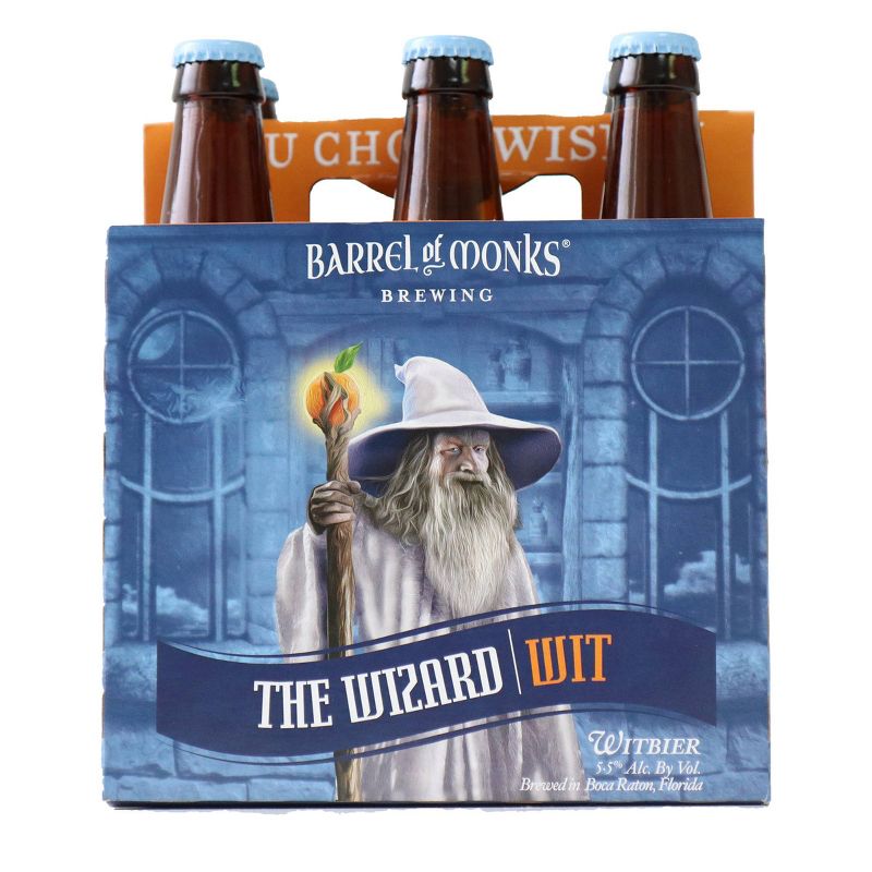 Barrel of Monks The Wizard Wit Beer - 6pk/12 fl oz Bottles