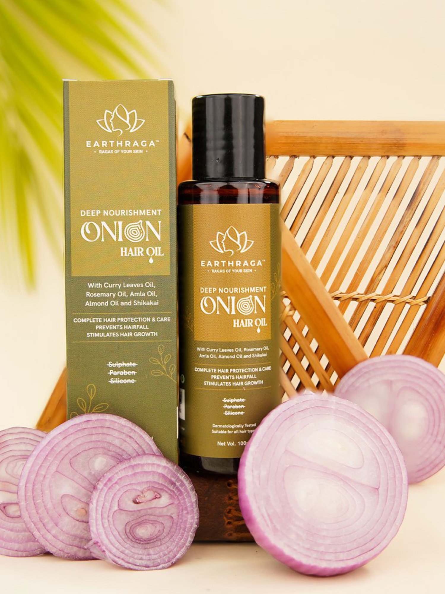 Earthraga Deep Nourishment Onion Hair Oil - 100 ml