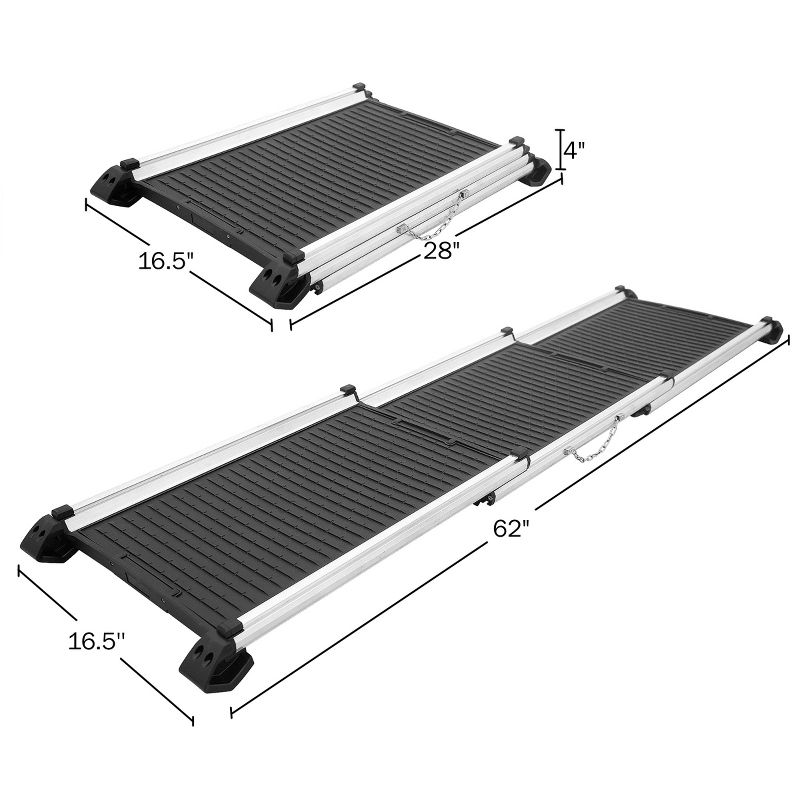 Pet Pal Aluminum Telescoping Portable Pet Ramp