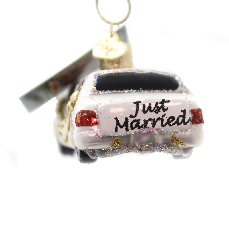 Old World Christmas Just Married Limo Wedding Marriage  -  Tree Ornaments