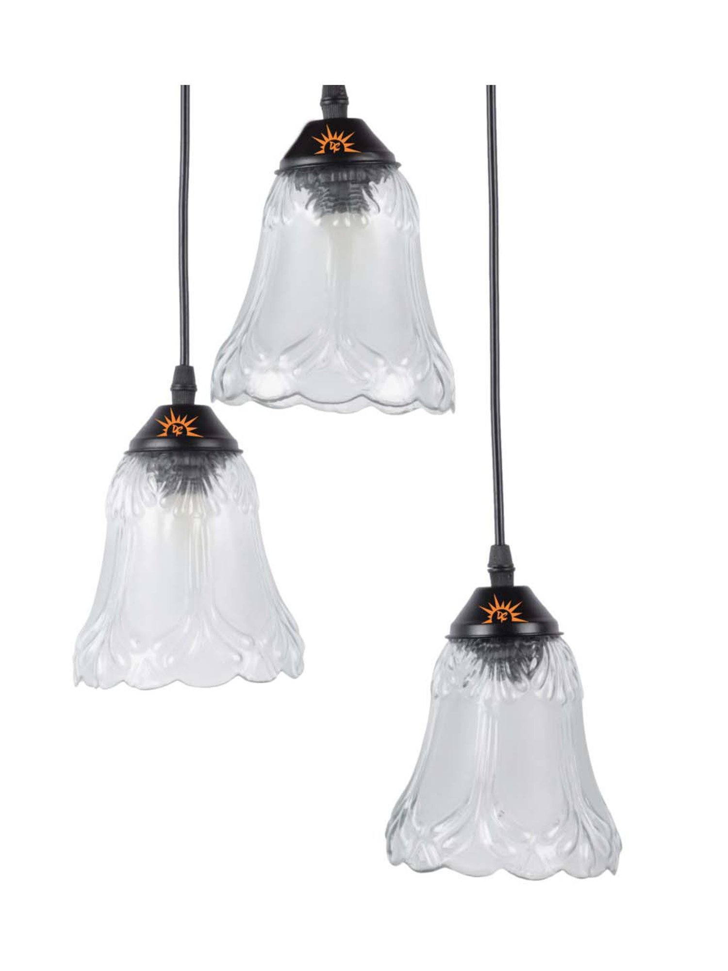 DecorativeRay Transparent Hanging Light - Set of 1