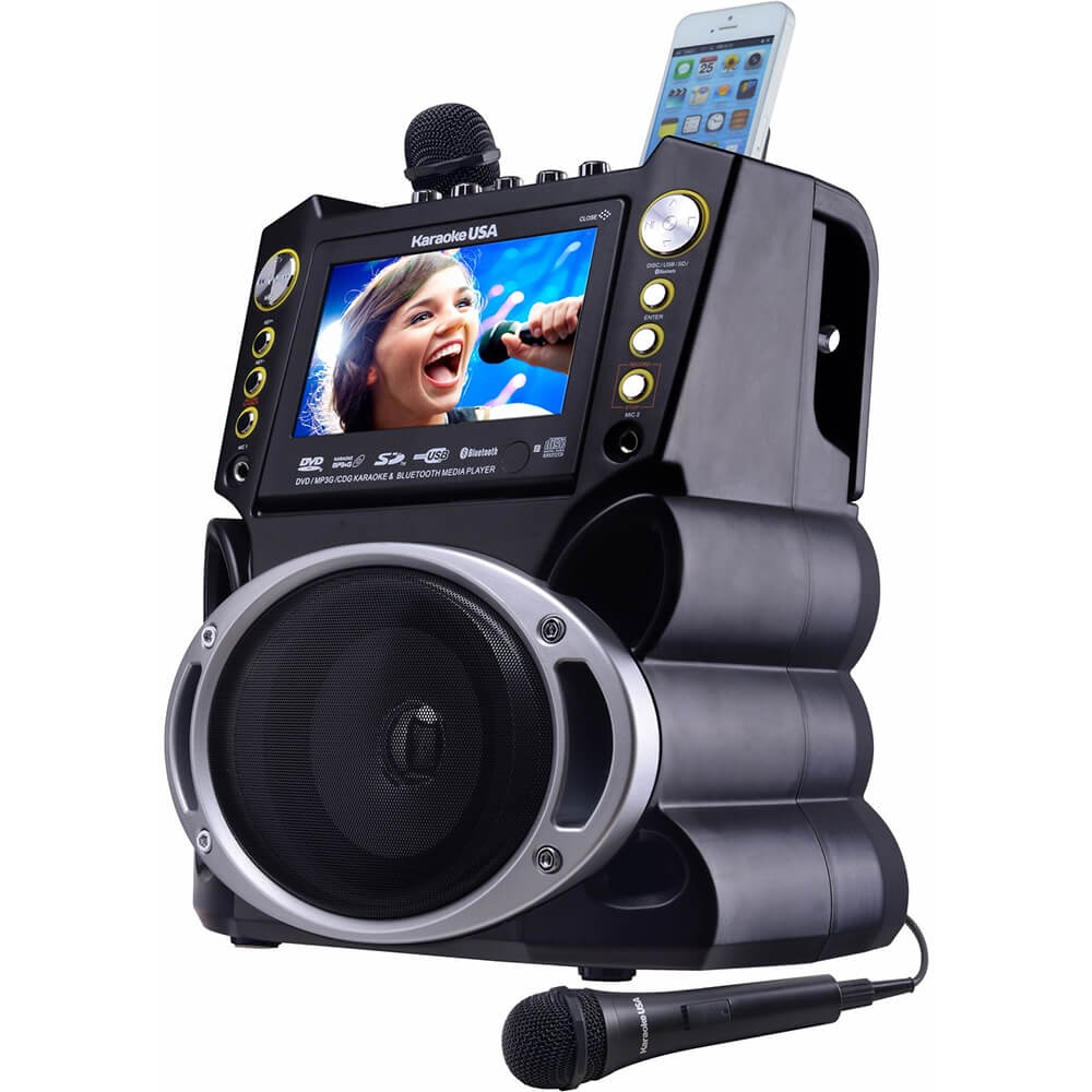 Karaoke USA 7 in. DVD & Bluetooth Karaoke Machine ( GF844)