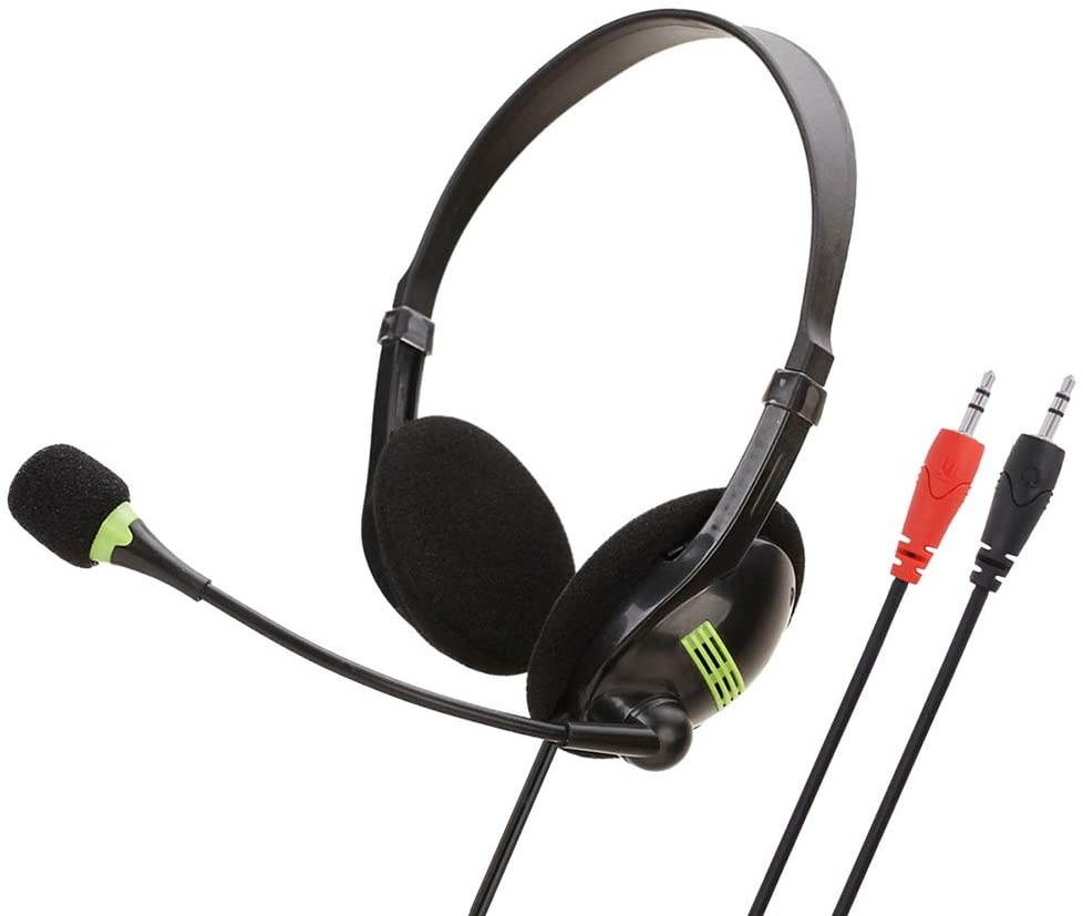 Mehshin USB Headphones with Microphone Noise Reduction Online Teaching Class Gaming Headset for Gaming Work