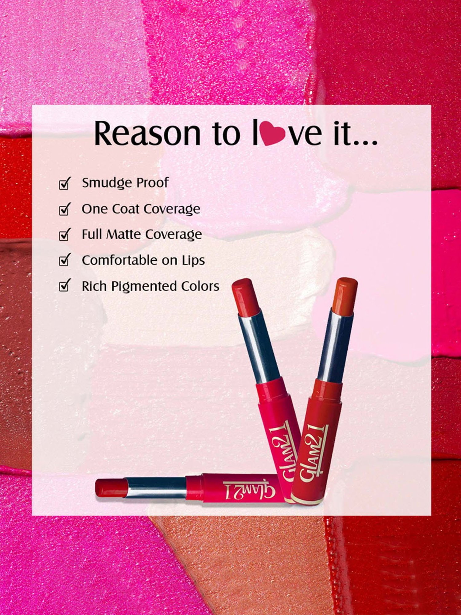 Glam21 Matt Pro Ink Non Transfer Lipstick 11 Velvet Maroon - 3 gm