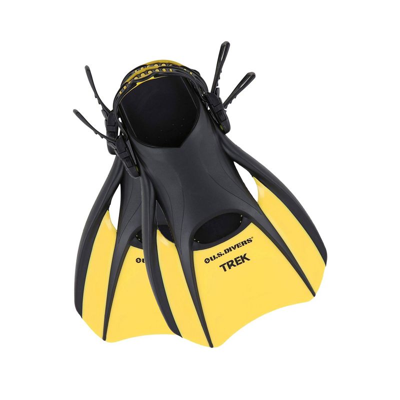 U.S. Divers Trek Size Small Unisex Diving Swimming Snorkel Travel Fins, Blue