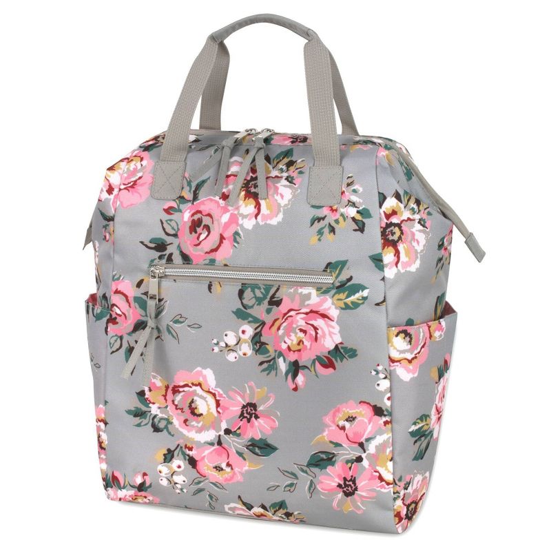 Baby Essentials Floral Wide Frame Diaper Bag Backpack