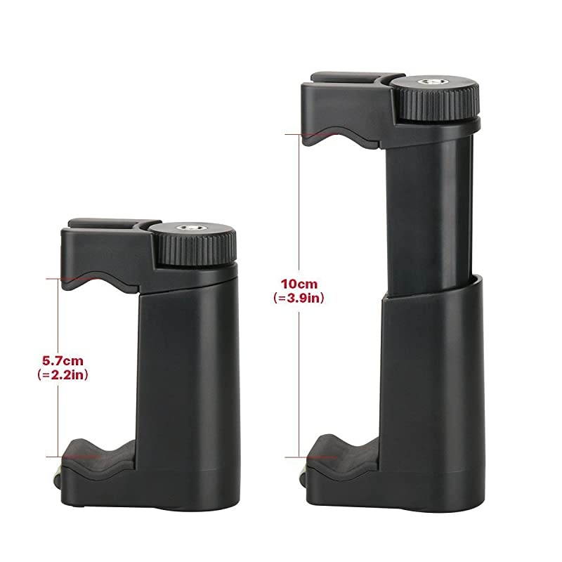 FMount Mobile Smartphone Camera Grip Holder Handle Rig Monopod with Tripod Mount and Cold Shoe Mount for Filming Video on Most Smartphones iPhone iPhone Plus Galaxy Android