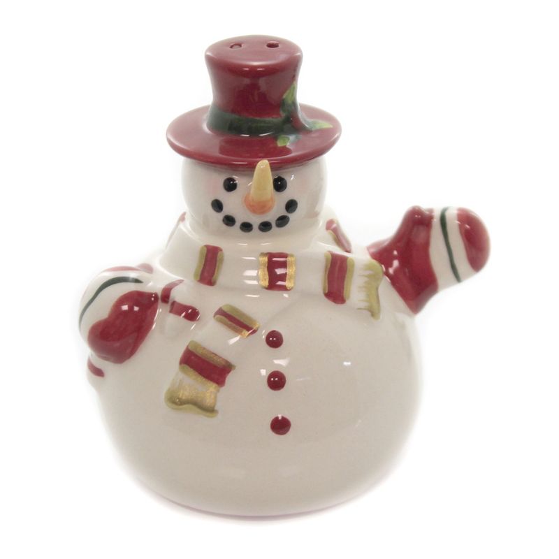 Tabletop 3.5" Snowman & Tree Salt & Pepper Christmas Cosmos Gifts Corp.  -  Salt And Pepper Shaker Sets