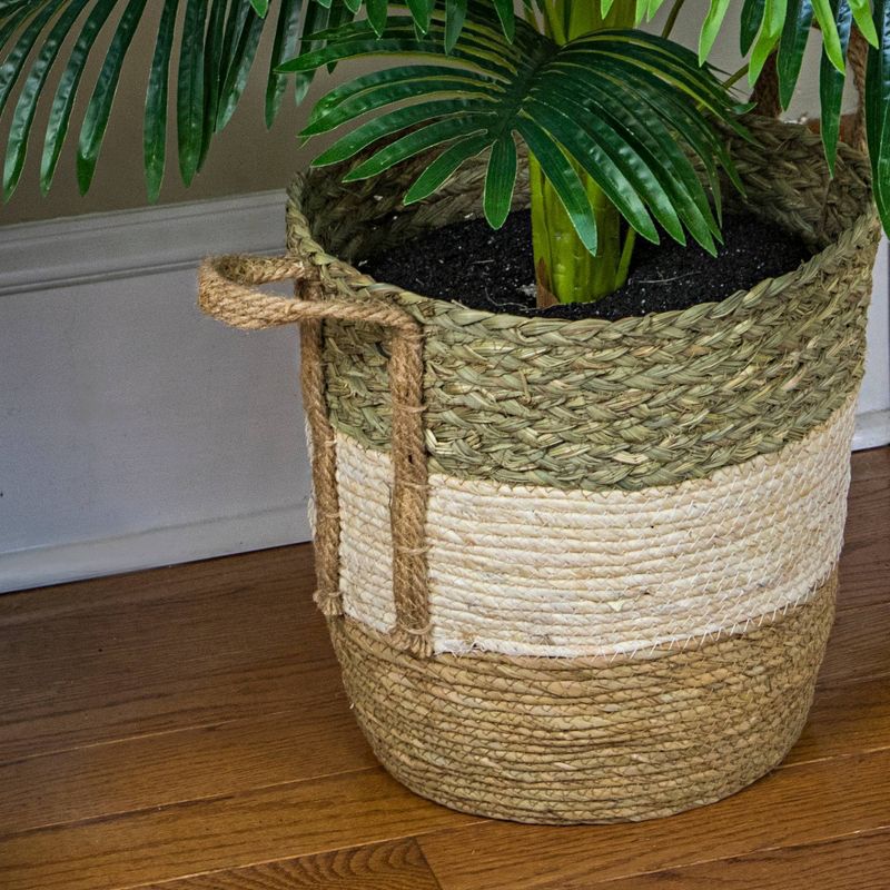42" x 28" Artificial Palm Plant in Basket - LCG Florals