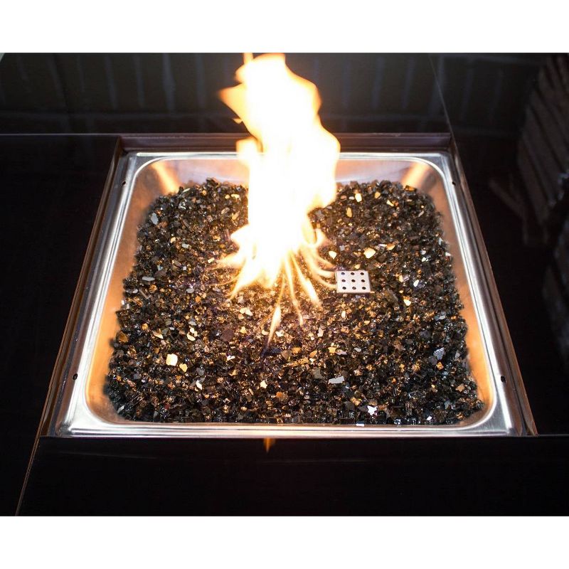 American Fireglass 10 LB Bag 1/2 Inch Reflective Fireplace & Firepit Fire Glass, Copper
