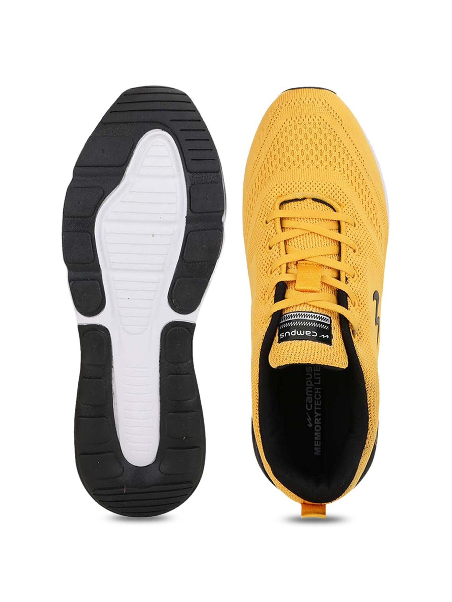 Campus Men's North Plus Yellow Running Shoes