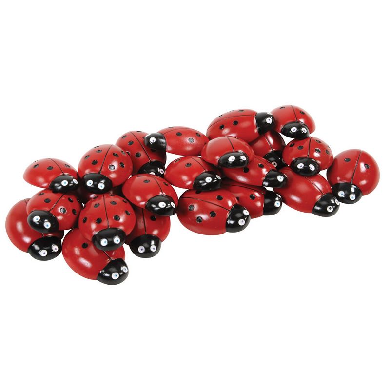 Yellow Door Ladybug Stones  - Set of 22