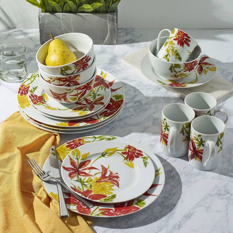 16pc Porcelain Jadine Dinnerware Set - Tabletops Gallery
